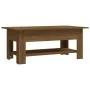Mesa de centro madera de ingeniería marrón roble 102x55x42 cm by , Coffee table - Ref: Foro24-813076, Price: 63,46 €, Discoun...