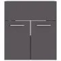 Mueble con lavabo madera de ingeniería gris by , Bathroom furniture - Ref: Foro24-3070813, Price: 114,99 €, Discount: %
