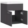 Mueble con lavabo madera de ingeniería gris by , Bathroom furniture - Ref: Foro24-3070813, Price: 114,99 €, Discount: %