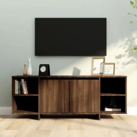 Mueble de TV madera de ingeniería marrón roble 130x35x50 cm von , TV-Möbel - Ref: Foro24-813055, Preis: 93,99 €, Rabatt: %