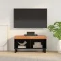 Mueble de TV madera maciza de acacia 85x33x43,5 cm de , Almacenamiento para CD y DVD - Ref: Foro24-352894, Precio: 87,48 €, D...