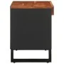 Mueble de TV madera maciza de acacia 85x33x43,5 cm de , Almacenamiento para CD y DVD - Ref: Foro24-352894, Precio: 87,48 €, D...