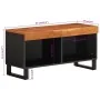 Mueble de TV madera maciza de acacia 85x33x43,5 cm de , Almacenamiento para CD y DVD - Ref: Foro24-352894, Precio: 87,48 €, D...