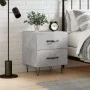 Mesita de noche madera ingeniería gris hormigón 40x35x47,5 cm de , Mesitas de noche - Ref: Foro24-827300, Precio: 45,60 €, De...