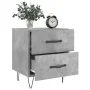 Mesita de noche madera ingeniería gris hormigón 40x35x47,5 cm de , Mesitas de noche - Ref: Foro24-827300, Precio: 45,60 €, De...
