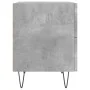 Mesita de noche madera ingeniería gris hormigón 40x35x47,5 cm de , Mesitas de noche - Ref: Foro24-827300, Precio: 45,60 €, De...