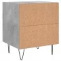Mesita de noche madera ingeniería gris hormigón 40x35x47,5 cm de , Mesitas de noche - Ref: Foro24-827300, Precio: 45,60 €, De...