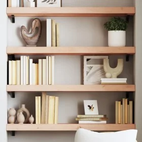 Estante de pared madera maciza roble sin tratar 100x30x(2-6) cm by , Shelves and shelves - Ref: Foro24-363562, Price: 67,00 €...