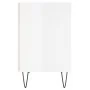 Mesita de noche madera de ingeniería blanco brillo 40x30x50 cm de , Mesitas de noche - Ref: Foro24-826784, Precio: 35,65 €, D...