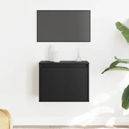 Armario de pared de madera maciza de pino negro 45x30x35 cm by , Shelves and shelves - Ref: Foro24-813443, Price: 46,74 €, Di...