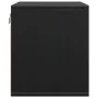 Armario de pared de madera maciza de pino negro 45x30x35 cm by , Shelves and shelves - Ref: Foro24-813443, Price: 46,74 €, Di...