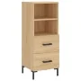Aparador madera contrachapada color roble Sonoma 34,5x34x90 cm by , Sideboards - Ref: Foro24-828671, Price: 66,60 €, Discount: %