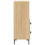 Aparador madera contrachapada color roble Sonoma 34,5x34x90 cm by , Sideboards - Ref: Foro24-828671, Price: 66,60 €, Discount: %