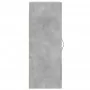 Armario de pared madera ingeniería gris hormigón 34,5x34x90 cm by , Sideboards - Ref: Foro24-830496, Price: 40,57 €, Discount: %