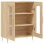 Aparador de madera de ingeniería roble Sonoma 69,5x34x90 cm by , Sideboards - Ref: Foro24-827775, Price: 94,03 €, Discount: %