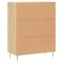 Aparador de madera de ingeniería roble Sonoma 69,5x34x90 cm by , Sideboards - Ref: Foro24-827775, Price: 94,03 €, Discount: %