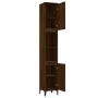 Armario de baño madera contrachapada roble marrón 30x30x190 cm by , bathroom vanities - Ref: Foro24-819803, Price: 115,26 €, ...