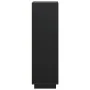 Aparador alto de madera maciza de pino negro 37x34x110 cm de , Aparadores - Ref: Foro24-813519, Precio: 77,62 €, Descuento: %
