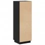 Aparador alto de madera maciza de pino negro 37x34x110 cm de , Aparadores - Ref: Foro24-813519, Precio: 77,62 €, Descuento: %