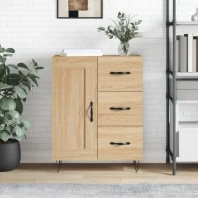 Aparador de madera de ingeniería roble Sonoma 69,5x34x90 cm by , Sideboards - Ref: Foro24-830255, Price: 92,17 €, Discount: %