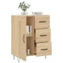 Aparador de madera de ingeniería roble Sonoma 69,5x34x90 cm de , Aparadores - Ref: Foro24-830255, Precio: 92,15 €, Descuento: %