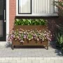 Jardinera de madera de pino maciza marrón miel 110x84x75 cm de , Maceteros y jardineras - Ref: Foro24-822265, Precio: 158,32 ...