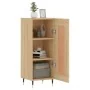 Aparador madera contrachapada color roble Sonoma 34,5x34x90 cm von , Sideboards - Ref: Foro24-830423, Preis: 63,42 €, Rabatt: %