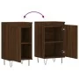 Aparadores 2 uds madera de ingeniería marrón roble 40x35x70 cm by , Sideboards - Ref: Foro24-831067, Price: 60,15 €, Discount: %