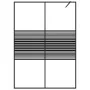 Mampara de ducha vidrio ESG transparente negro 140x195 cm von , Duschwände und Duschwände - Ref: Foro24-152149, Preis: 248,97...