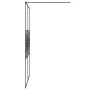 Mampara de ducha vidrio ESG transparente negro 140x195 cm von , Duschwände und Duschwände - Ref: Foro24-152149, Preis: 248,97...