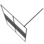 Mampara de ducha vidrio ESG transparente negro 140x195 cm von , Duschwände und Duschwände - Ref: Foro24-152149, Preis: 248,97...