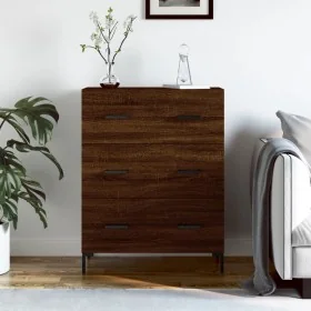Aparador de madera de ingeniería marrón roble 69,5x34x90 cm von , Sideboards - Ref: Foro24-827859, Preis: 101,52 €, Rabatt: %