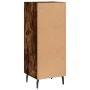 Aparador madera de ingeniería roble ahumado 34,5x34x90 cm by , Sideboards - Ref: Foro24-828625, Price: 74,52 €, Discount: %