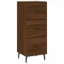 Aparador madera de ingeniería marrón roble 34,5x34x90 cm de , Aparadores - Ref: Foro24-828627, Precio: 74,00 €, Descuento: %