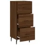 Aparador madera de ingeniería marrón roble 34,5x34x90 cm de , Aparadores - Ref: Foro24-828627, Precio: 74,00 €, Descuento: %