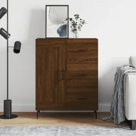 Aparador de madera de ingeniería marrón roble 69,5x34x90 cm by , Sideboards - Ref: Foro24-830283, Price: 121,76 €, Discount: %