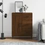 Aparador de madera de ingeniería marrón roble 69,5x34x90 cm de , Aparadores - Ref: Foro24-830283, Precio: 121,73 €, Descuento: %