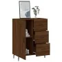 Aparador de madera de ingeniería marrón roble 69,5x34x90 cm de , Aparadores - Ref: Foro24-830283, Precio: 121,73 €, Descuento: %