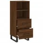 Aparador madera de ingeniería marrón roble 34,5x34x90 cm de , Aparadores - Ref: Foro24-828699, Precio: 73,00 €, Descuento: %