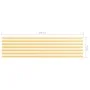 Toldo para balcón tela oxford blanco y amarillo 75x300 cm by , Umbrellas - Ref: Foro24-134900, Price: 19,80 €, Discount: %
