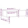 Mesa de centro madera contrachapada roble Sonoma 90x50x36,5 cm von , Couchtisch - Ref: Foro24-830799, Preis: 68,29 €, Rabatt: %