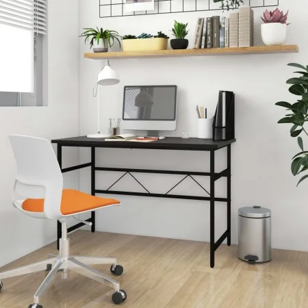 Escritorio para ordenador de MDF y metal negro 105x55x72 cm de , Escritorios - Ref: Foro24-20538, Precio: 76,82 €, Descuento: %