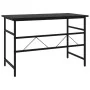 Escritorio para ordenador de MDF y metal negro 105x55x72 cm de , Escritorios - Ref: Foro24-20538, Precio: 76,82 €, Descuento: %