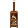 Esschert Design Chimenea exterior con sitio para leña oxidada FF298 von , Kamine - Ref: Foro24-421282, Preis: 185,60 €, Rabat...