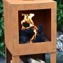 Esschert Design Chimenea exterior con sitio para leña oxidada FF298 von , Kamine - Ref: Foro24-421282, Preis: 185,60 €, Rabat...