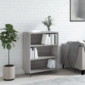 Estantería madera de ingeniería gris Sonoma 69,5x32,5x90 cm by , Bookcases and shelves - Ref: Foro24-828362, Price: 55,47 €, ...