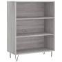 Estantería madera de ingeniería gris Sonoma 69,5x32,5x90 cm by , Bookcases and shelves - Ref: Foro24-828362, Price: 56,18 €, ...