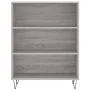 Estantería madera de ingeniería gris Sonoma 69,5x32,5x90 cm by , Bookcases and shelves - Ref: Foro24-828362, Price: 56,18 €, ...