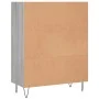 Estantería madera de ingeniería gris Sonoma 69,5x32,5x90 cm by , Bookcases and shelves - Ref: Foro24-828362, Price: 56,18 €, ...