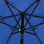 Sombrilla jardín 3 niveles palo de aluminio azul celeste 2,5 m by , Umbrellas - Ref: Foro24-313867, Price: 80,96 €, Discount: %